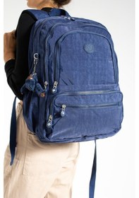 Resim Ultra Hafif Çok Cepli Su Geçirmez Sırt Çantası Unisex Laci Model: 571-1g - Lacivert 