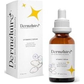 Resim Aydınlatıcı, Ton Eşitleyici, Leke Karşıtı Vitamin C Serum 30ml Ferulik Asit, Hyaluronik Asit 
