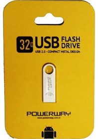Resim Powerway 32 Gb Metal Tip Usb Flash Bellek 1 Adet 