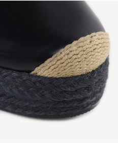 Resim Yargıcı Özel Jüt Boyama Deri Espadril 24ykay4560x 001 Siyah 