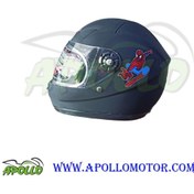 Resim APOLLO MOTO&BİKE MOTOSİKLET ÇOCUK KASKI - KAPALI KASK 