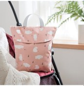 Resim Willowhaven Çok Amaçlı Taşınabilir Bebek Bezi Çantası, Pembe, Yüksek Kapasite, Kolay Taşıma, Pratik, Modern Tasarım, S/a Boyutları Pembe 