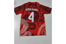 Resim Alaturka Mix R.e.a.l M.a.d.r.i.d 2023/24 Yeni Sezon Sergio Ramos Özel Konsept Forması (Red) 