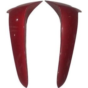 Resim Motoran Torro Sağ Sol Dış Dizlik Takım Kırmızı 