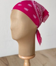 Resim Pamuklu Klasik Desen Unisex Bandana Renkli Bandana Etnik Desenli A Kalite Bandana Bordo 