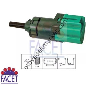 Resim Citroen C3 II (2009-2016) Fren Stop Müşürü (Facet) 