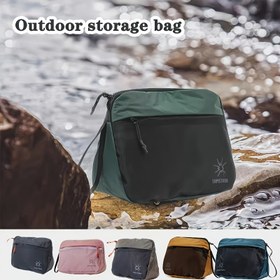 Resim 1 Paket Taşınabilir Profesyonel Outdoor Depolama Çantası - 8 İnç Fermuarlı Çok Bölmeli Organizer, Yürüyüş, Kamp ve Spor İçin Dayanıklı Uniseks Ekipman Kesesi (6 Renk Seçeneği) - Doğum Günü/Noel/Sevgililer Günü Hediyesi, Çok Amaçlı Tasarım 