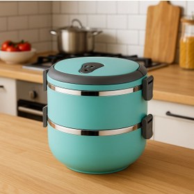 Resim Hanedan Freshbox 2 Katlı Sızdırmaz Yemek Termosu Sefer Tası - Tek Kişilik Hacme Sahiptir 