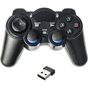 Resim Qingmipy Kablosuz 2.4g Oyun Kolu Pc/ps3/android Uyumlu 850 Siyah + Usb Alıcı Oyun Kontrol Cihazı 