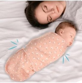 Resim Sevi Bebe 0-3 Ay Desenli Yeni Sezon Kundak Pamuk Yeni 