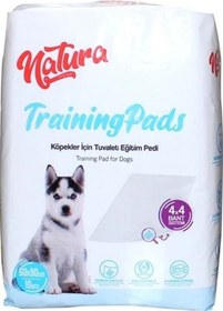 Resim Natura Köpek Eğitim Çiş Pedi Kaydırmaz Bantlı 60 x 60 CM 10'lu 