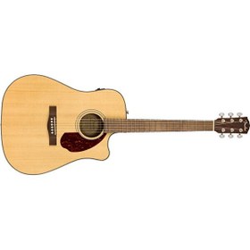 Resim Fender CD-140SCE Dreadnought Natural Elektro Akustik Gitar 