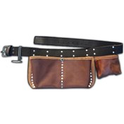 Resim Palaska Kemerli Metrelik Cepli Hakiki Deri Çivi Önlüğü N11.24024 