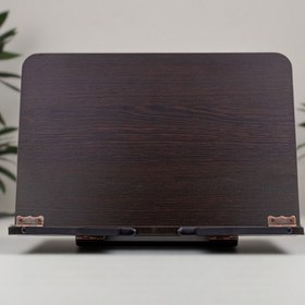 Resim İsfahan TA Kitap Okuma Standı Masaüstü Ahşap Kuran Rahlesi Tablet Tutucu 