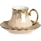 Resim İpek Porselen 6'lı Kahve Fincan Takımı 