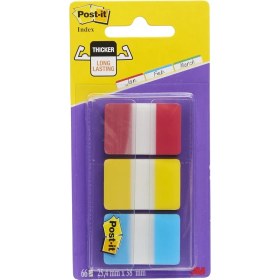 Resim AyrStore 686-RYB Sert Seperatör Dosyalama Için Ideal, Sert Polyester Indeks Kırmızı, Sarı, Mavi Kırmızı 