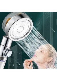 Resim Banyo Keyfi İçin Turbo Pervane Filtreli Tasarruflu 360 Dönen Tazyikli Duş Başlığı Diğer 