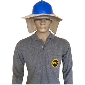 Resim Hunsafety Baret Güneşliği Tam Kenarlı Baş Ve Boyun Korumalı Güneş Koruyuculuğu Siperlik Şapka 