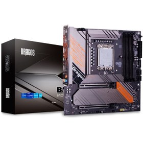 Resim DRAGOS Dragmode B760m D4pro Sata,m2 Ddr4 4000mhz Usb3.2 Type C Dp Hdmi Ses 2.5gbe Lan 1700p Atx Anak 