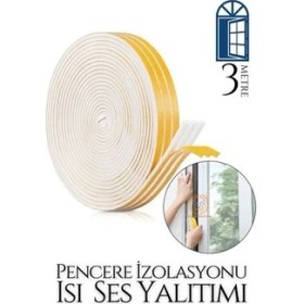 Resim Rivera Tech Rvrhb Hsnet Pencere Ses Isı Yalıtım Sünger Bant 3 Metre 