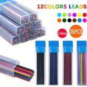 Resim 36 adet JOMPENS 2.0mm Çok Renkli Mekanik Kalem Kurşun Dolumları - 12 Canlı Renkler, Otomatik Kalemler için Değiştirilebilir 2B Kurşun Çekirdekleri, Çizim ve Yazma Ofis Malzemeleri için Mükemmel, Kalem Kurşunu Yedek Parçaları | Şeffaf Ambalaj | Şeffaf Plastik Ambalaj 