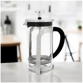 Resim French Press Kahve Ve Çay Demleme Makinası 600 Ml Gri French Press Diğer 