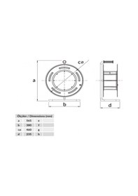 Resim Metal Kırmızı Kablo Makarası (kulaklı Kapaklı) 