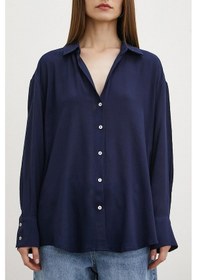 Resim Viskon Basic Gömlek Lacivert Lacivert 