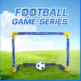 Resim Gençler için 2'si 1 Arada Futbol ve Top Oyun Seti - Taşınabilir, Kolay Kurulumlu Hedef Dayanıklı ABS Malzemeden Yapılmış - İç/Dış Mekanda Oynamak, Aile Eğlencesi, Doğum Günü Hediyeleri için Mükemmel - Mavi 