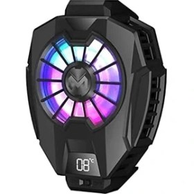 Resim Metra Shop DL05 Cep Telefon Soğutma Fanı Radyatör Soğutucu Siyah 