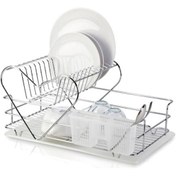 Resim Tekno-tel Dikdörtgen 2 Katlı 32x49x25 cm Metal Tabaklık 