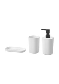 Resim Ikea Storavan Banyo Seti Beyaz 3 Prç. 70429003 Renkli 