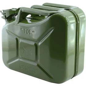 Resim Bro Metal Benzin Bidonu 10 Litre Akaryakıt Mazot Taşıma Doldurma Depolama Bidonu Dayanıklı Bidon. 