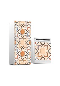 Resim Buzdolabı Ve Bulaşık Makinası Beyaz Eşya Sticker Kaplama 3d Seramik Desen 