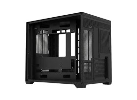 Resim Revenge Siyah Terranova Kumandalı 6 ARGB Fanlı Midi Tower Cam Panel Gaming Oyuncu Boş Bilgisayar Kasası 