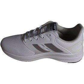 Resim Jump Kadın Beyaz Gri Siyah Fileli Memory Konfor Taban Sneaker Spor Ayakkabı Beyaz 