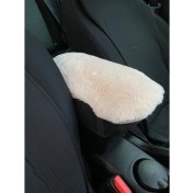 Resim Yumusak Pelus Kol Dayama Kolcak Minderi Bej 