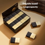 Resim Black Golden Serisi Doğal Kauçuk Silgiler - Kalıntısız, Büyük Kapasiteli, Profesyonel Ofis ve Okul Kullanımı için Şık Siyah & Altın Tasarım 