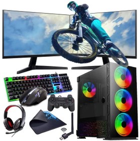 Resim I5 11400F 16GB 120GB SSD 1TB HDD 6GB GTX1660S Çift 24" Monitörlü (Gaming SET) Rogame