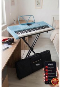 Resim Ps-2300blpak 61 Tuş Org Stand Kulaklık Mavi Başlangıç İçin Uygun 