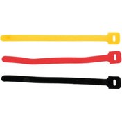 Resim Tek-İş Renkli 10 mm 19 cm Cırt Bant Kablo Düzenleyici (2 Adet) (529333) 
