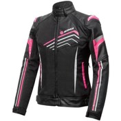 Resim Motosiklet Montu 4 Mevsim Maxdura 600-d Dayanıklı Kumaş Ve Deri Women Motor Mont 