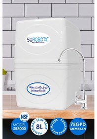 Resim Su Arıtma Cihazı 80 Gpd Membranlı 6 Filtreli Çelik Tanklı Cihaz 