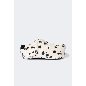 Resim DeFacto Kadın Köpek Temalı Düz Taban Panduf D3402AX24AU 