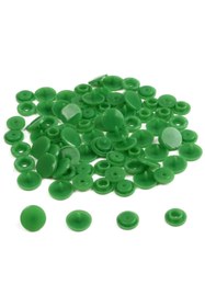 Resim Monako Limited Edition 30 Adet Yeşil Çıtçıt Plastik Çıtçıt, T5 = 12,4 Mm, Dikişsiz Kolay Takılır, Yeşil Çıt Çıt Seti 