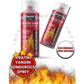 Resim Yangın Söndürücü Sprey Çok Amaçlı Yansın Söndürücü Sprey Pratik Yangın Söndürücü Mini Söndürücü 