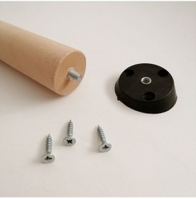 Resim Altinkayaticaret 4 Adet Siyah Plastik Zigon Ve Orta Sehpa Ayak Bağlantı Aparatı 