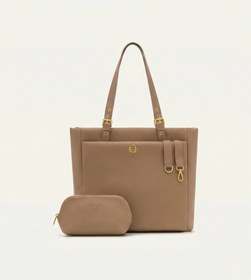 Resim Minore Vizon E. Deri Gold Bebek Çantası 