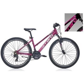 Resim Carraro Force 601 Kadın Dağ Bisikleti 380h V 26 Jant 21 Vites Mat Siyah Fuşya Beyaz Çok Renkli 