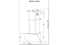 Resim Teka Siyah Ankastre Set (Hlb 840 Ss Bk -Gbc 64002- Atv 60) 